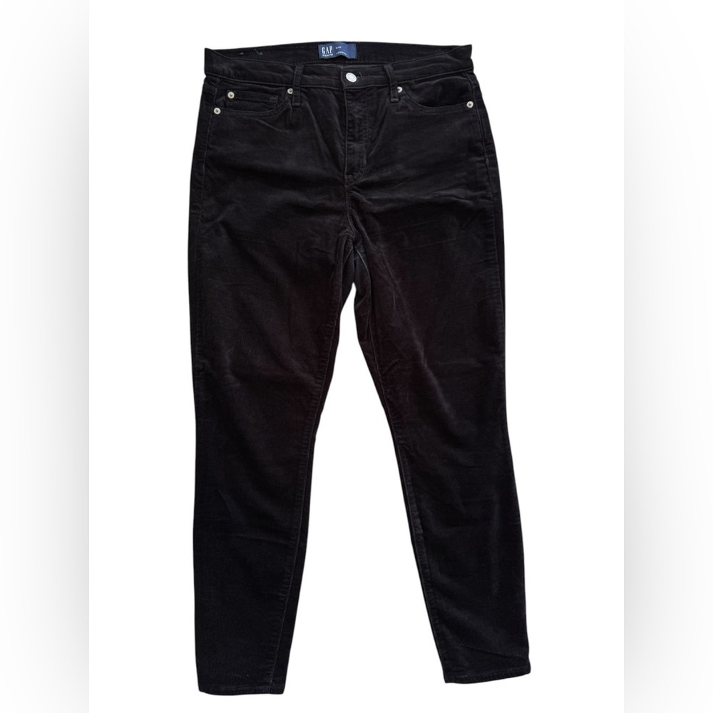 🔥 4 for $20 DEAL 🔥 GAP Black Corduroy Skinny Jeans Legging Pants Sz 8/29